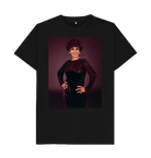 Black Printed T-shirt Front