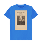Bright Blue Printed T-shirt Front