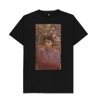 Black Printed T-shirt Front