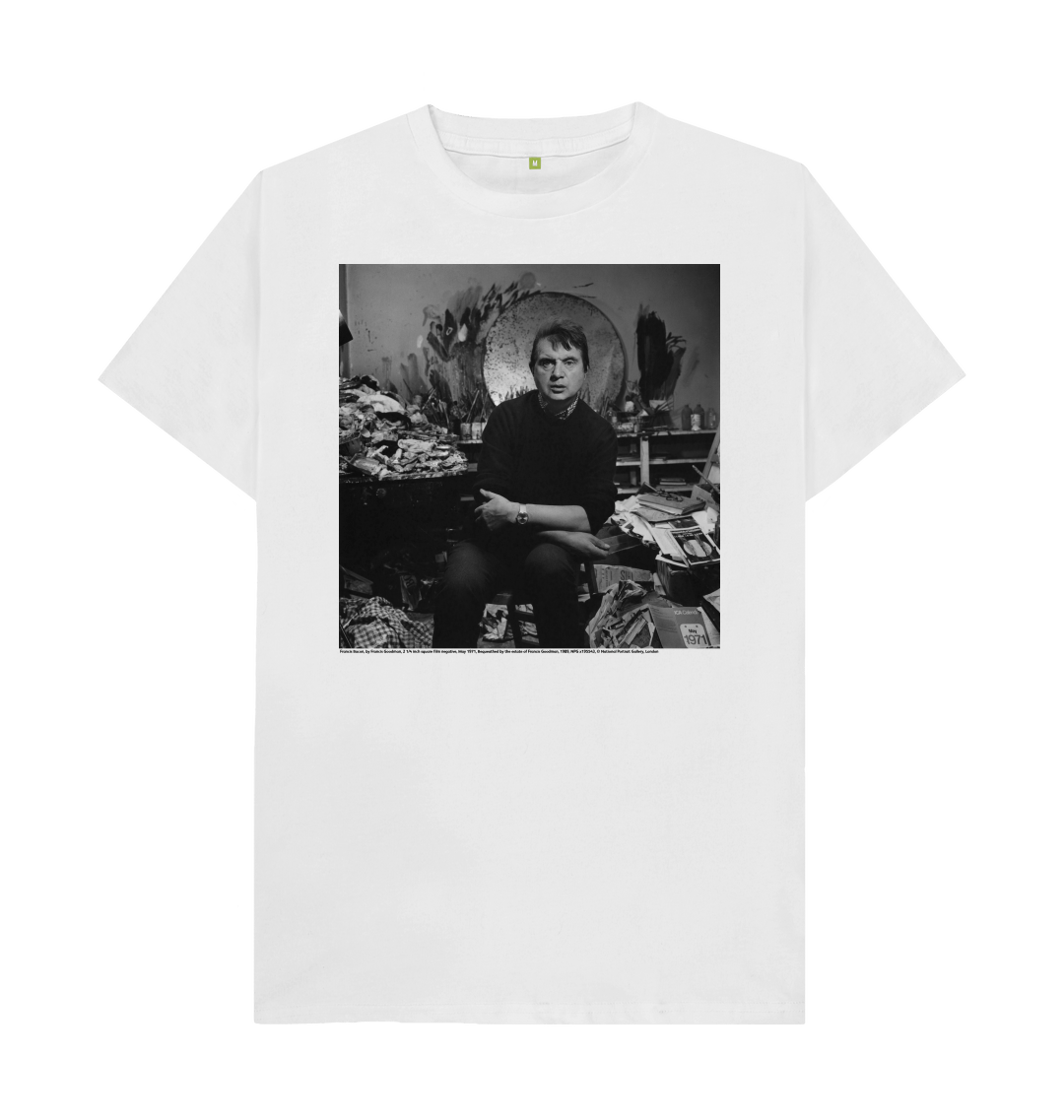 White printed t shirt front