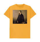 Mustard Printed T-shirt Front