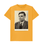 Mustard Printed T-shirt Front