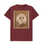 Red Wine Printed T-shirt Front