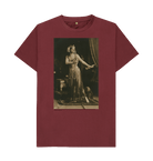 Red Wine Printed T-shirt Front