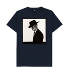 Navy Blue Printed T-shirt Front