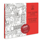 Boxed giant colouring poster with London-themed illustrations.