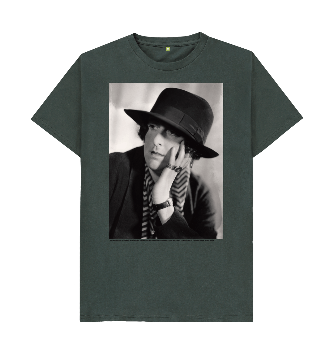 Dark grey printed t shirt front