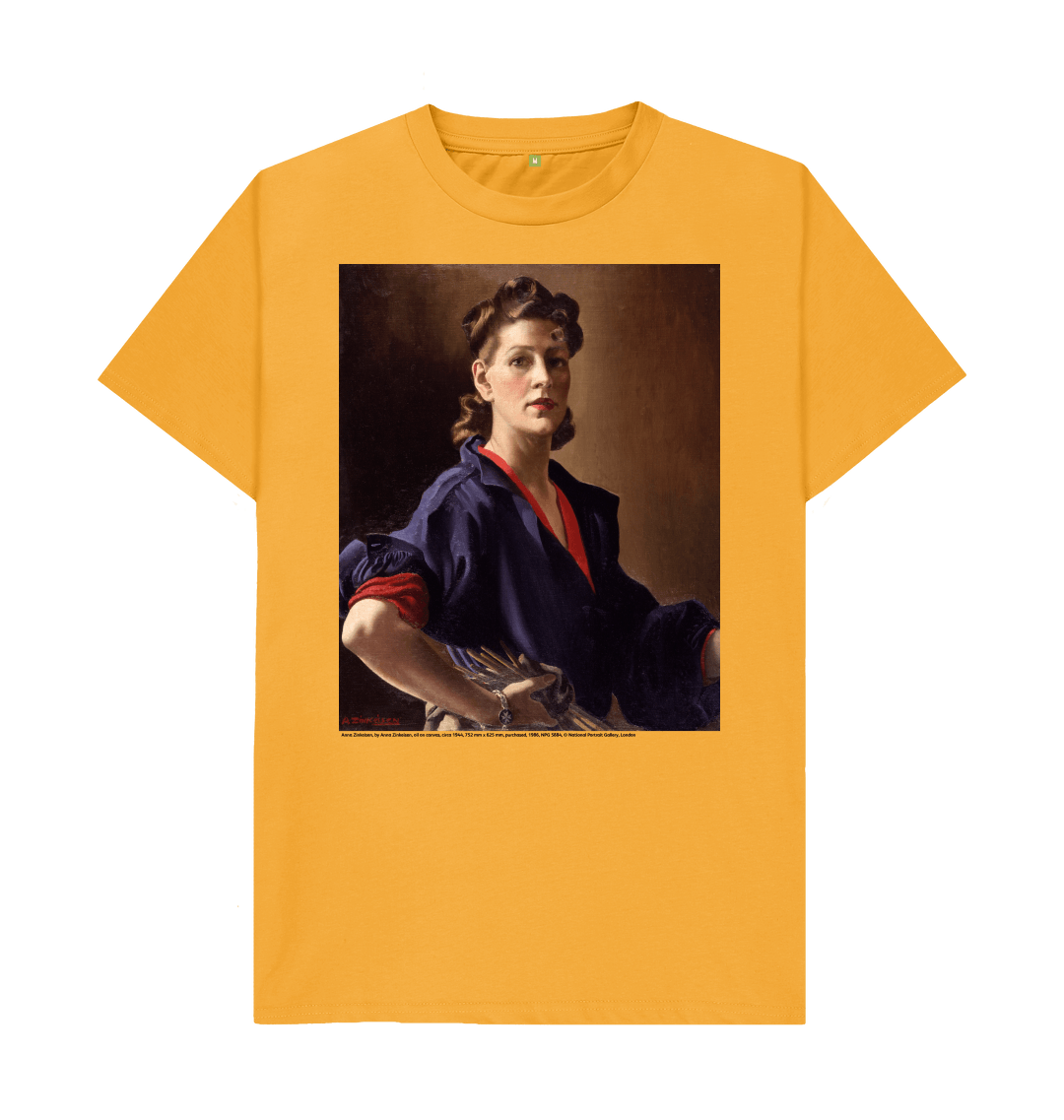 Mustard printed t shirt front