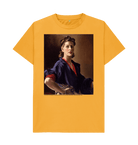 Mustard Printed T-shirt Front