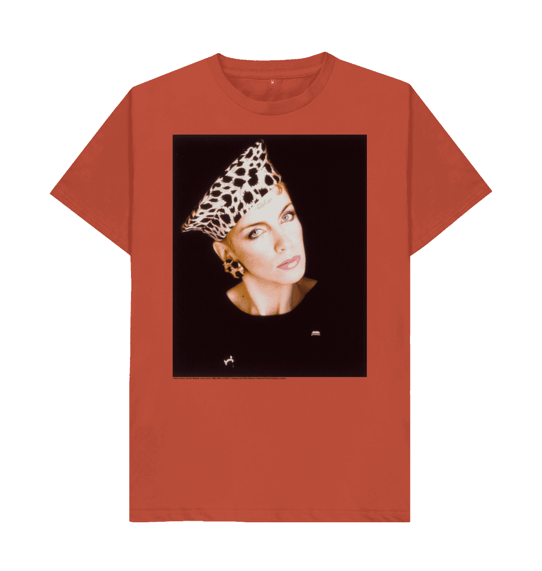 Rust printed t shirt front