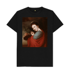 Black Printed T-shirt Front