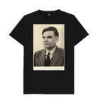 Black Printed T-shirt Front