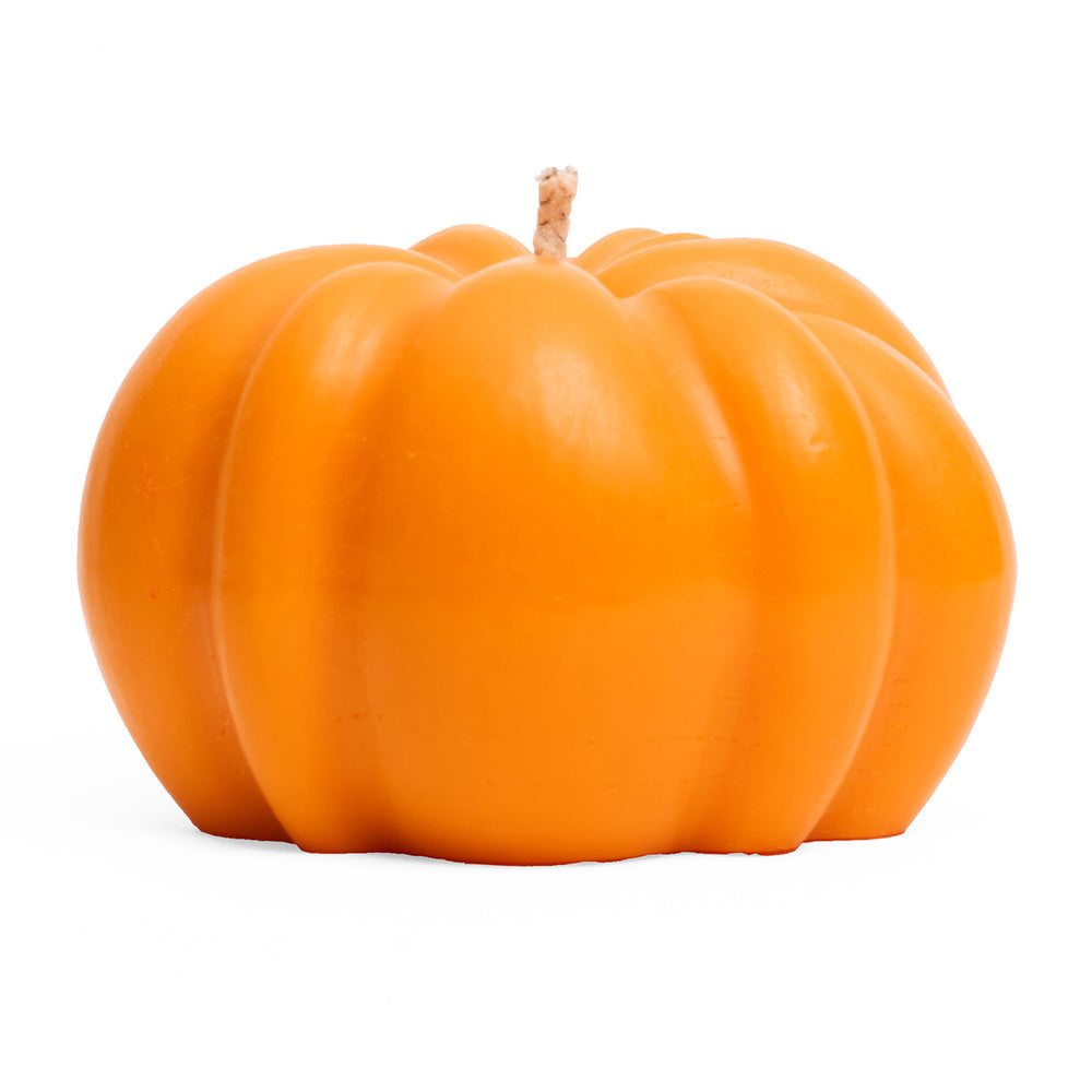 Orange pumpkin scented candle