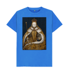 Bright Blue Printed T-shirt Front