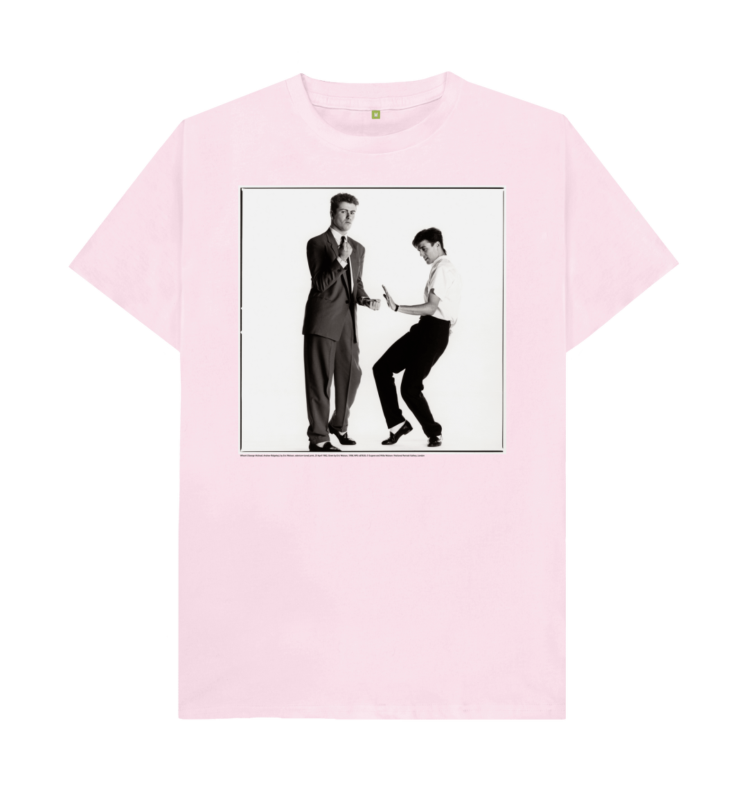 Pink printed t shirt front