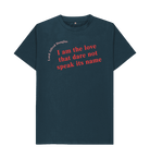 Denim Blue Printed T-shirt Front