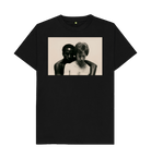 Black Printed T-shirt Front