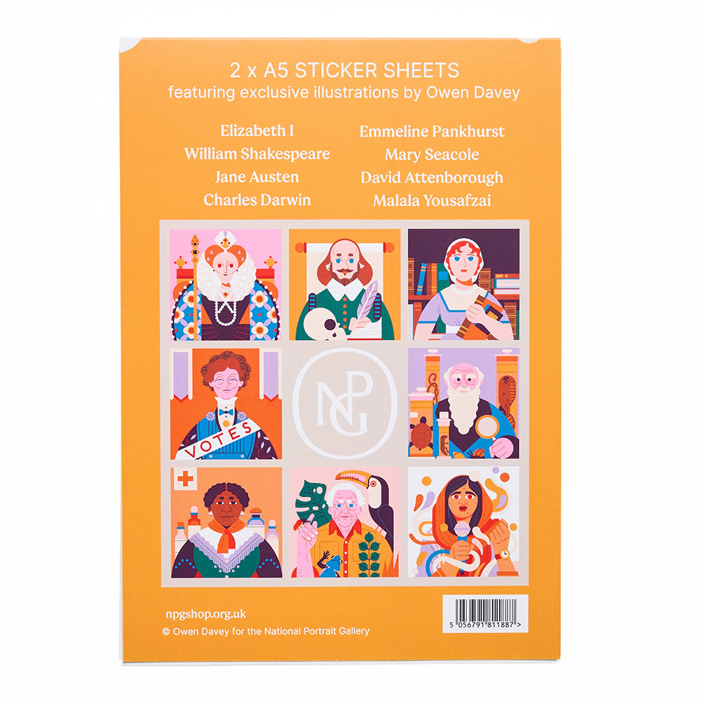 Owen davey sticker sheets pack back