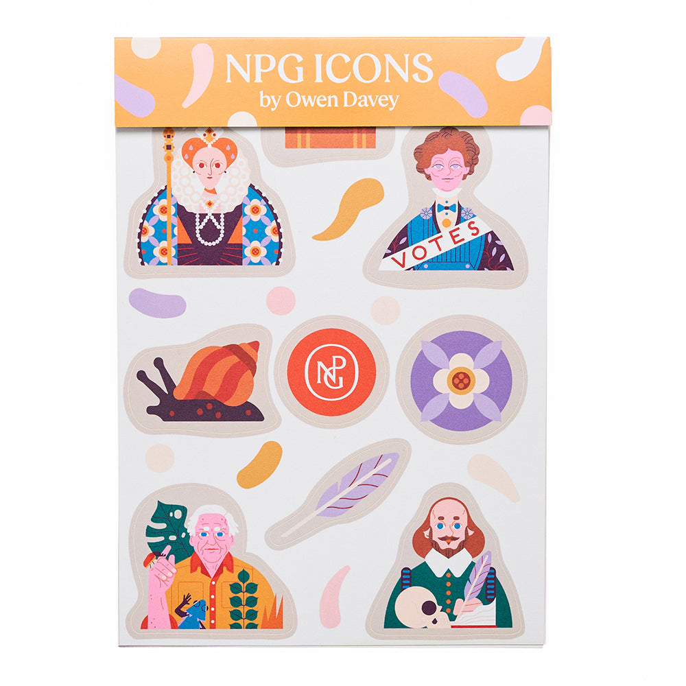 NPG Icons Sticker Sheets by Owen Davey – National Portrait Gallery Shop