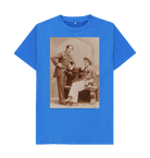 Bright Blue Printed T-shirt Front