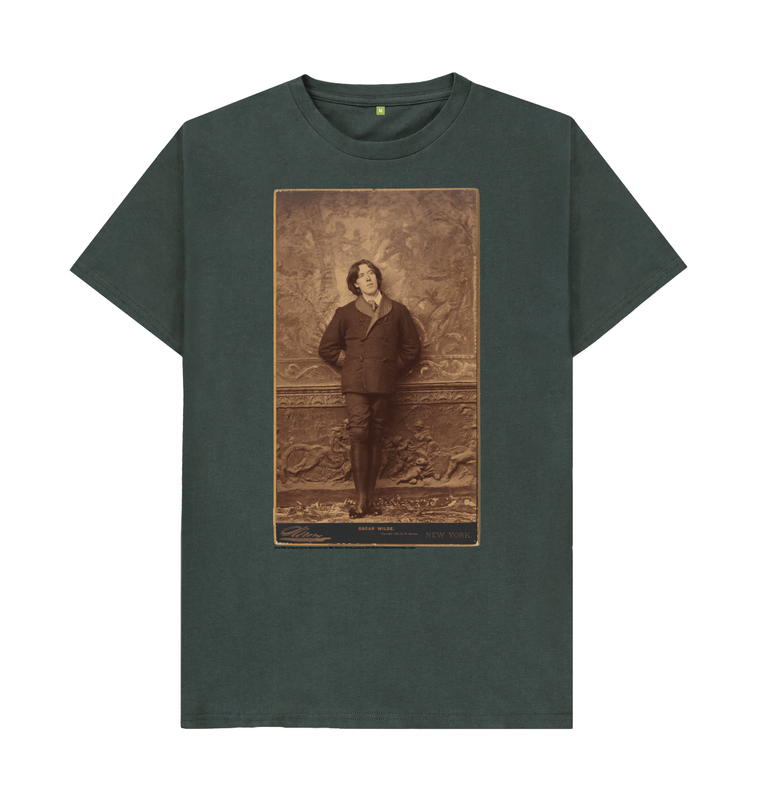 Dark grey printed t shirt front