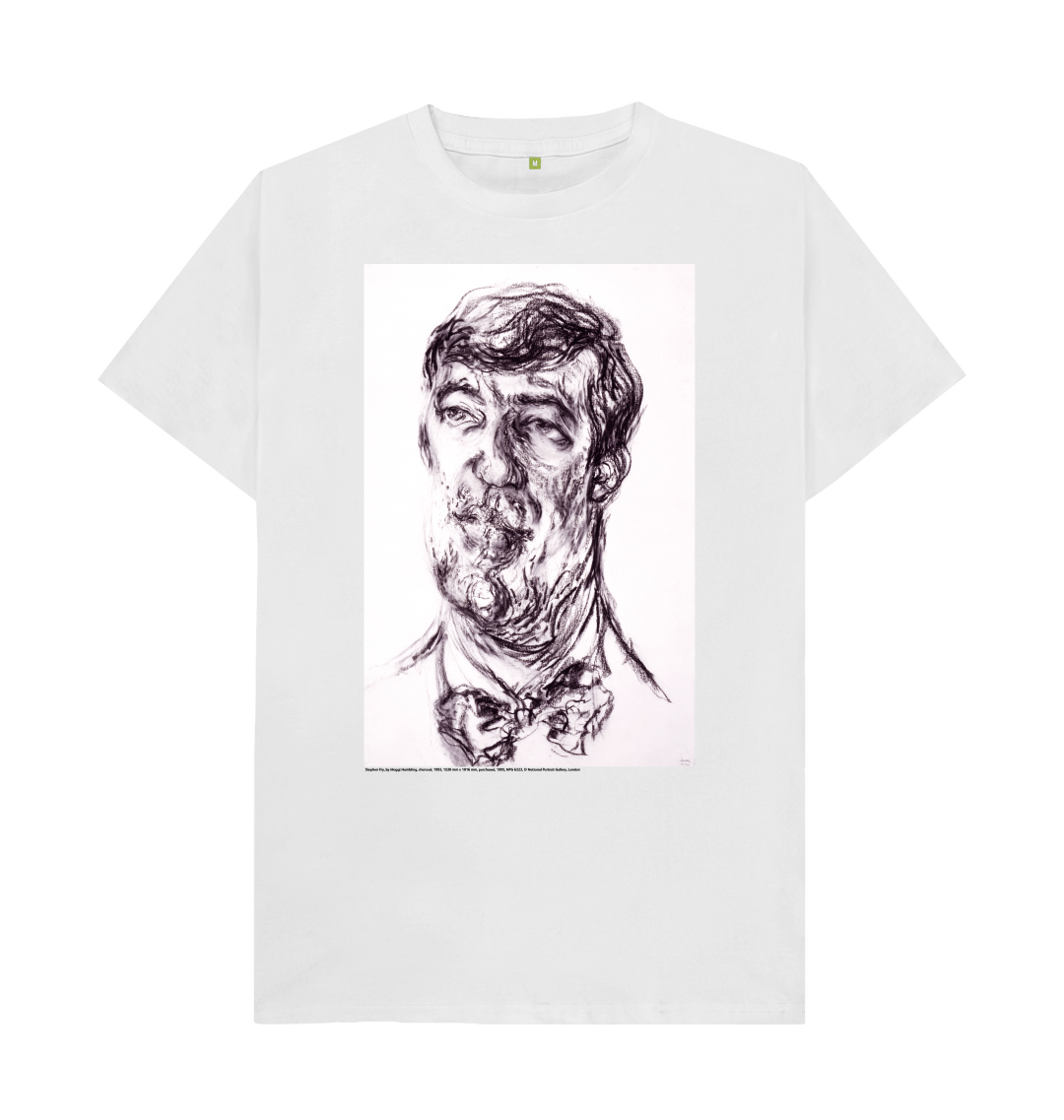 White printed t shirt front