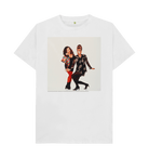White Printed T-shirt Front