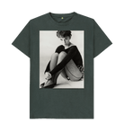 Dark Grey Printed T-shirt Front