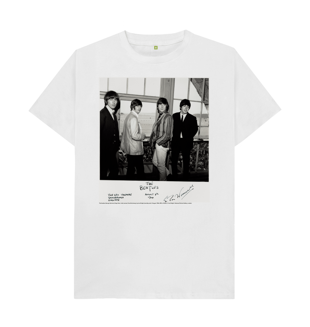 White printed t shirt front