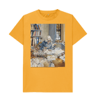 Mustard Printed T-shirt Front