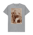 Athletic Grey Printed T-shirt Front