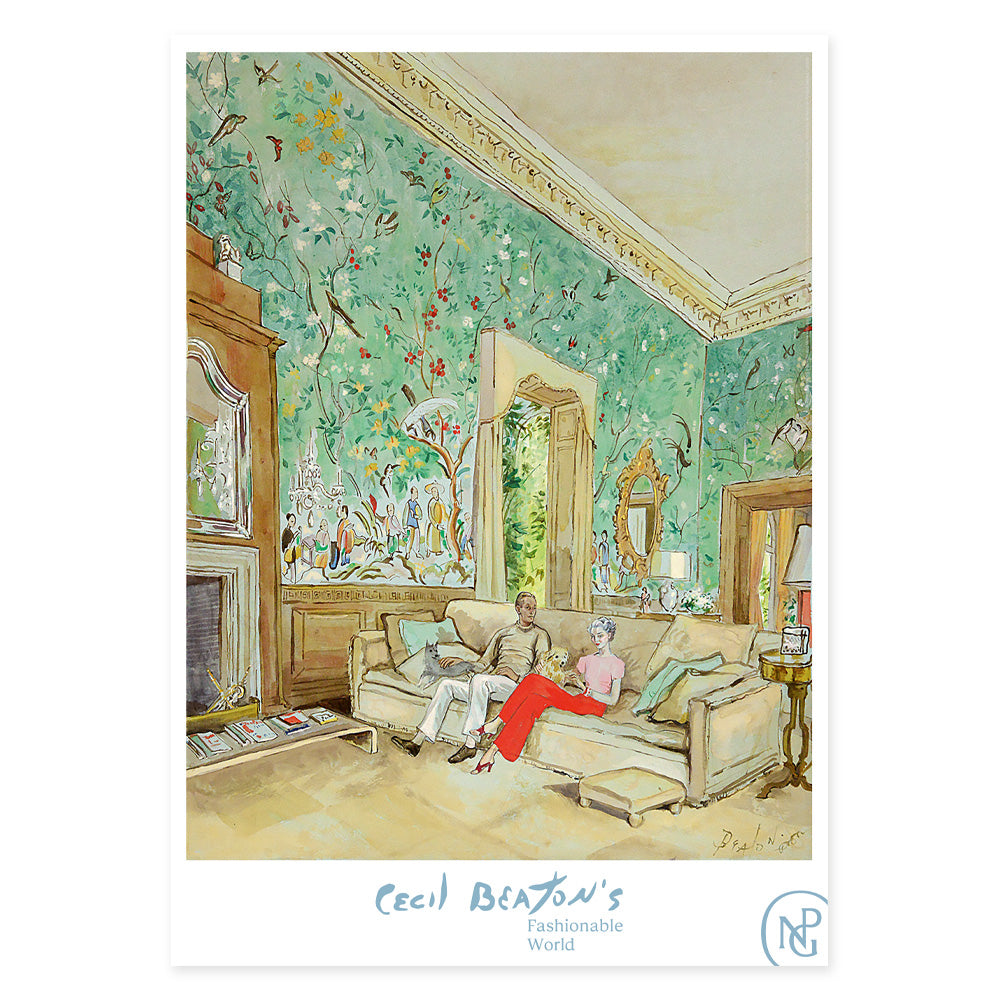 Palm beachistory cecil beaton a2 poster
