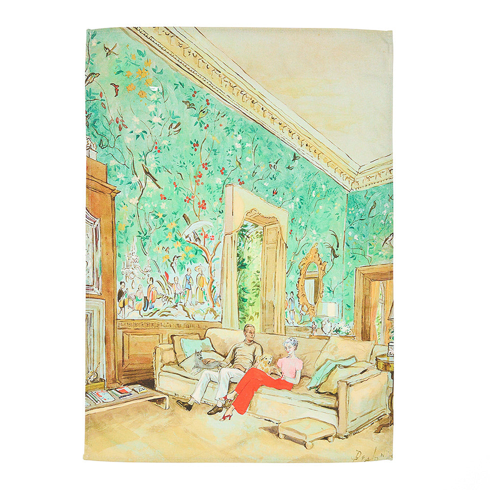 Palm beachistory cecil beaton tea towel 1