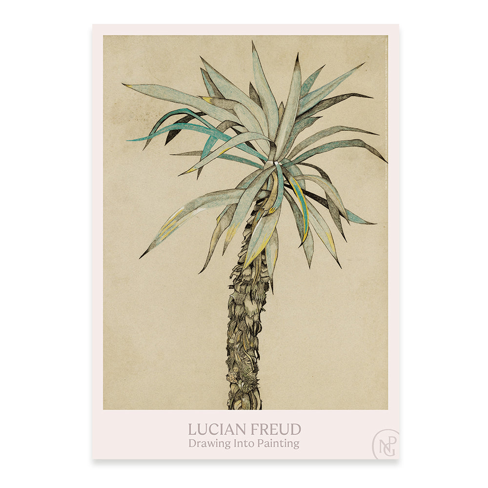 Palm tree lucian freud a2 poster