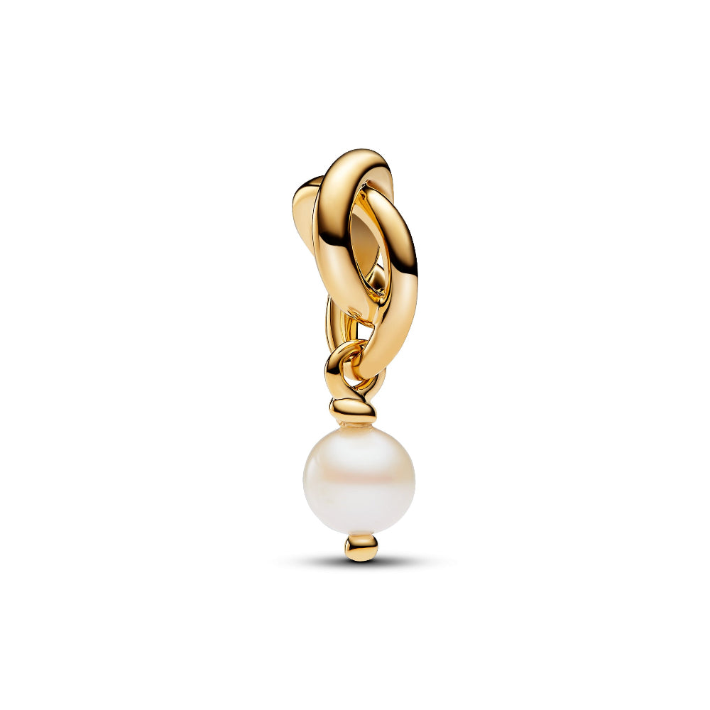 Pandora gold pearl dangle