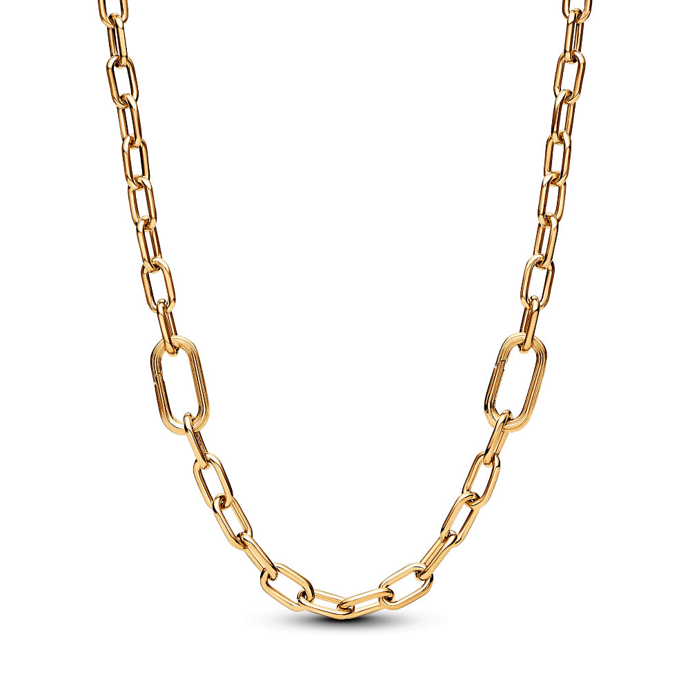 Pandora link chain necklace gold