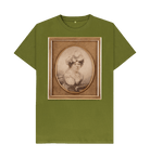 Moss Green Printed T-shirt Front