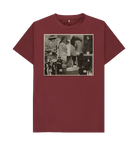 Red Wine Printed T-shirt Front