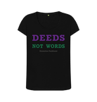 Black Printed T-shirt Front