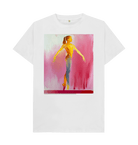 White Printed T-shirt Front