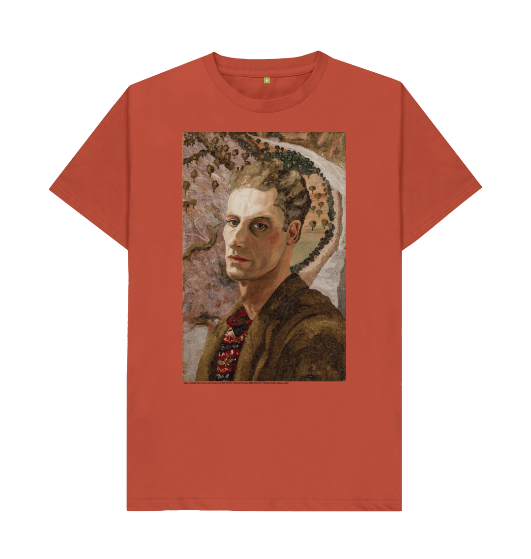 Rust printed t shirt front