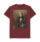 Red Wine Printed T-shirt Front