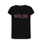 Black Printed T-shirt Front