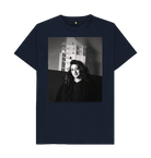 Navy Blue Printed T-shirt Front