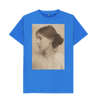 Bright Blue Printed T-shirt Front