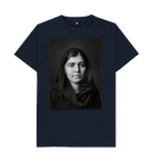 Navy Blue Printed T-shirt Front