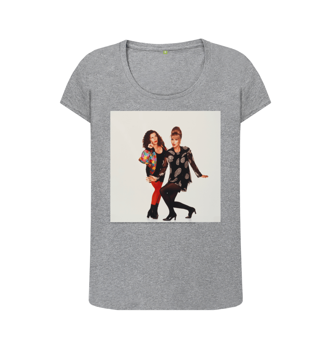 Athletic grey printed t shirt front