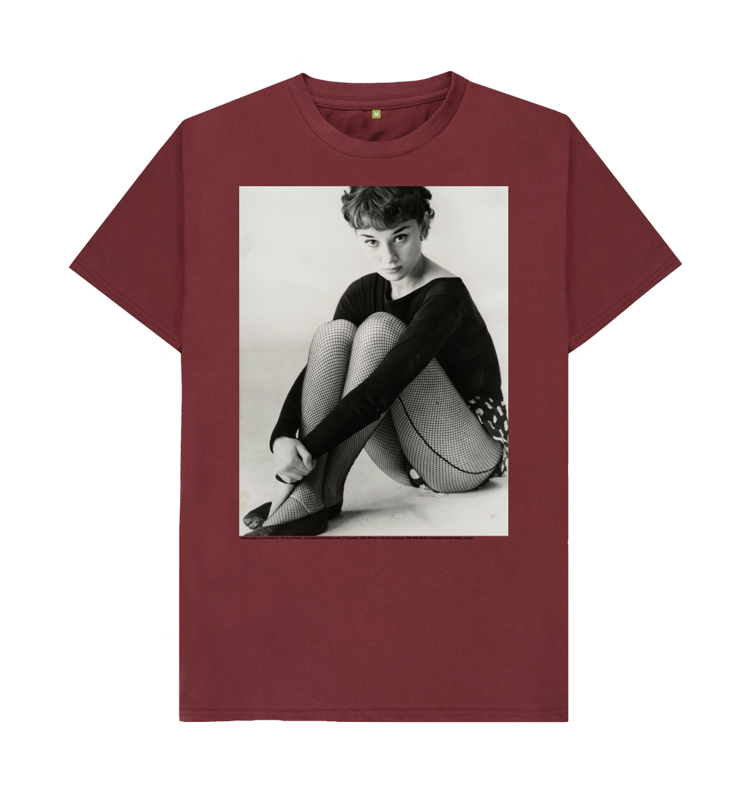 Red wine printed t shirt front