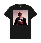 Black Printed T-shirt Front