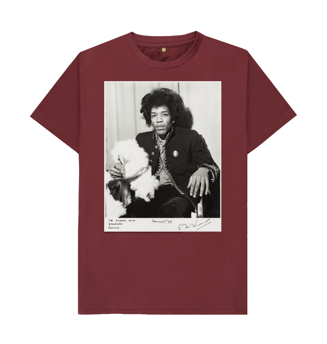 Red wine printed t shirt front